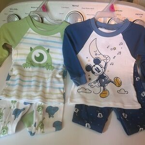 Lot of 2 Disney pajamas